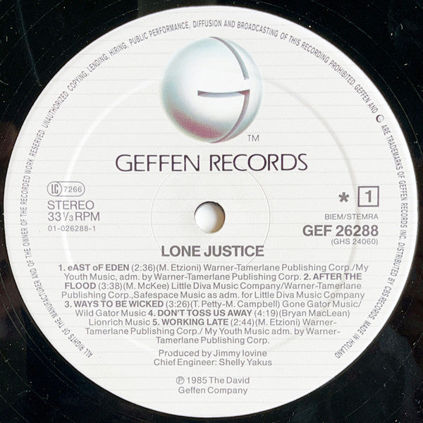 Lone Justice - Lone Justice