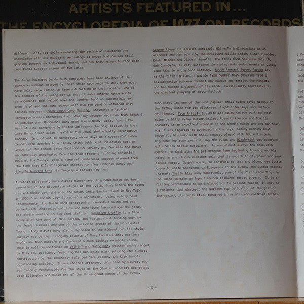 Various -Encyclopedia Of Jazz On Records