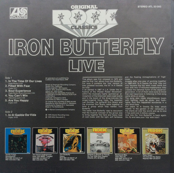 Iron Butterfly -Live