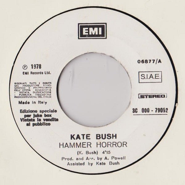 Kate Bush / Marras* -Hammer Horror / Una Serata In Rima