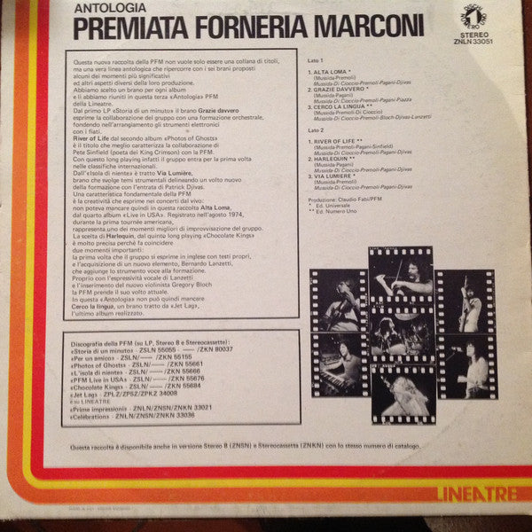 Premiata Forneria Marconi -Antologia