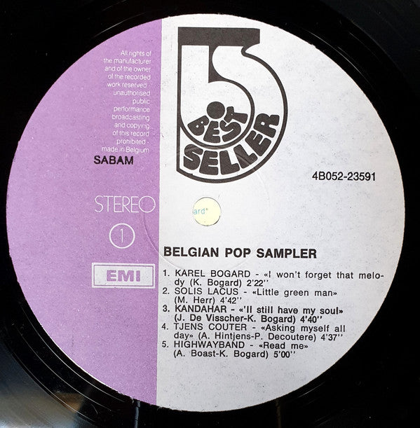 Various -Belgian Pop Sampler