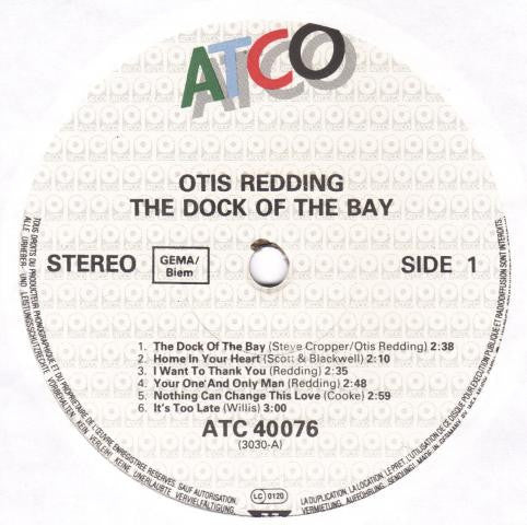 Otis Redding - The Dock Of The Bay