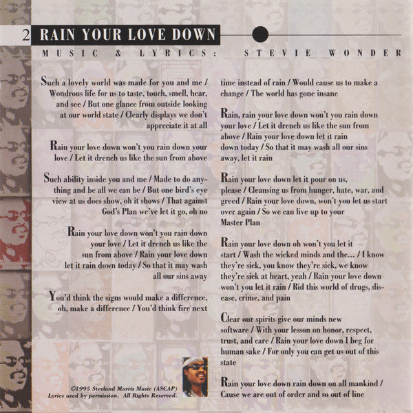 Stevie Wonder -Conversation Peace