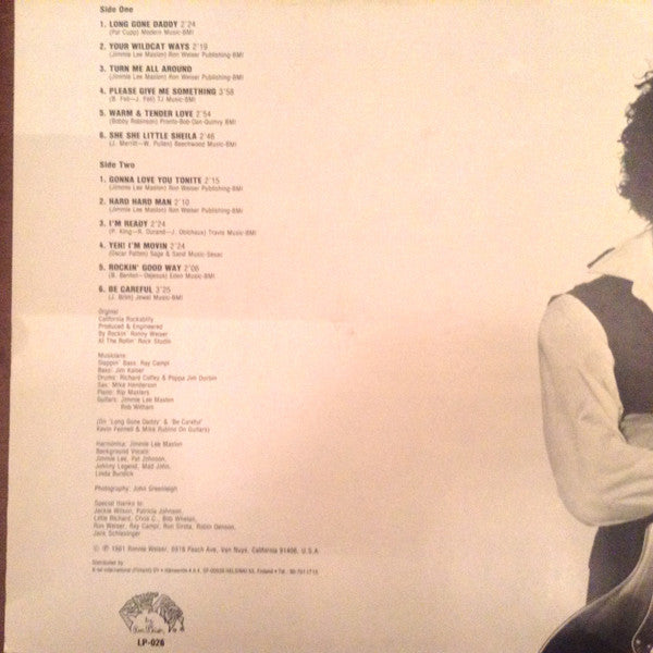 Jimmie Lee Maslon &amp; The Crazy Sounds - Your Wildcat Ways