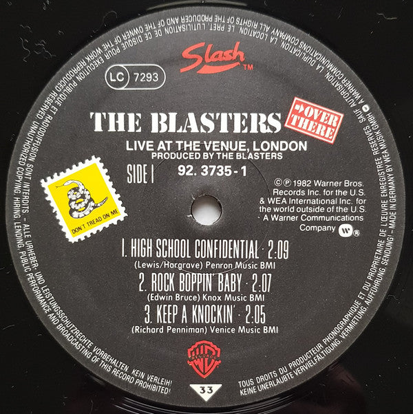 The Blasters -Over There (Live At The Venue, London)