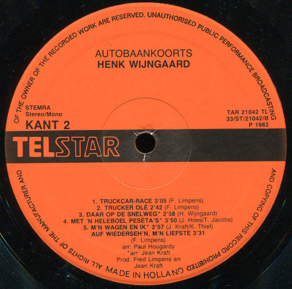 Henk Wijngaard -Autobaankoorts