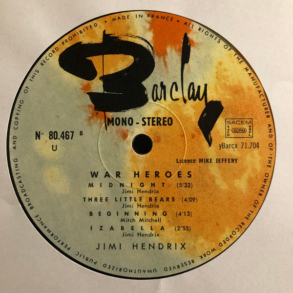 Jimi Hendrix - War Heroes