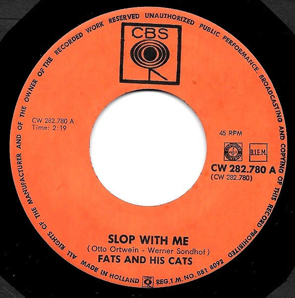 Fats And His Cats -Slop With Me