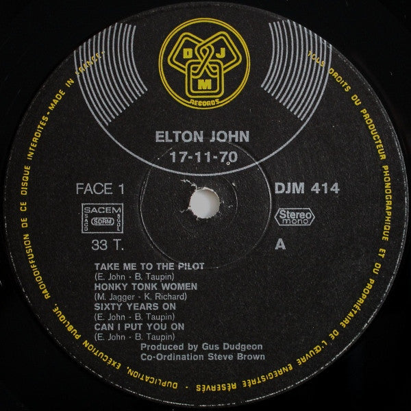 Elton John -17-11-70