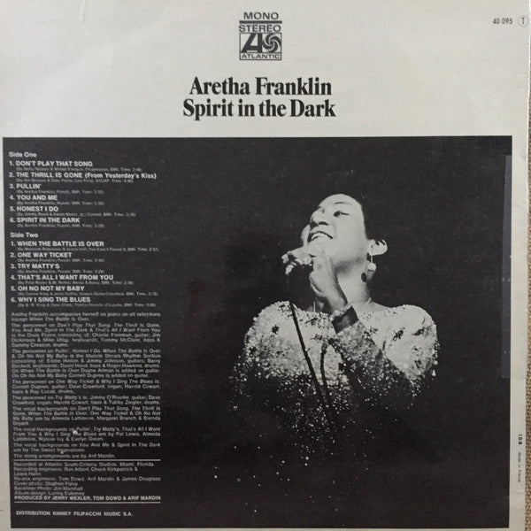 Aretha Franklin -Spirit In The Dark