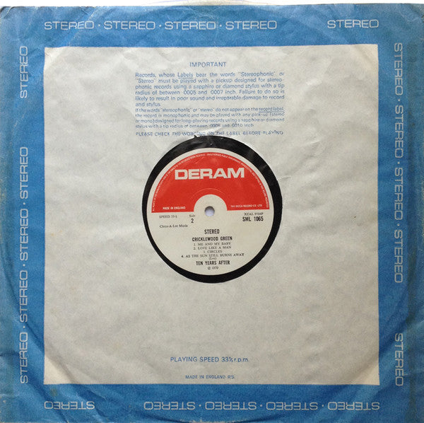 Ten Years After -Cricklewood Green