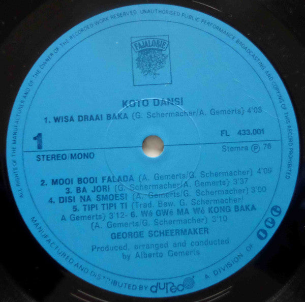 George Scheermaker -Koto Dansi