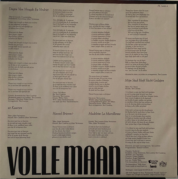 Johan Verminnen - Volle Maan
