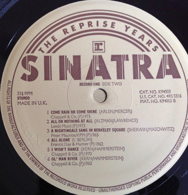 Frank Sinatra -Sinatra The Reprise Years
