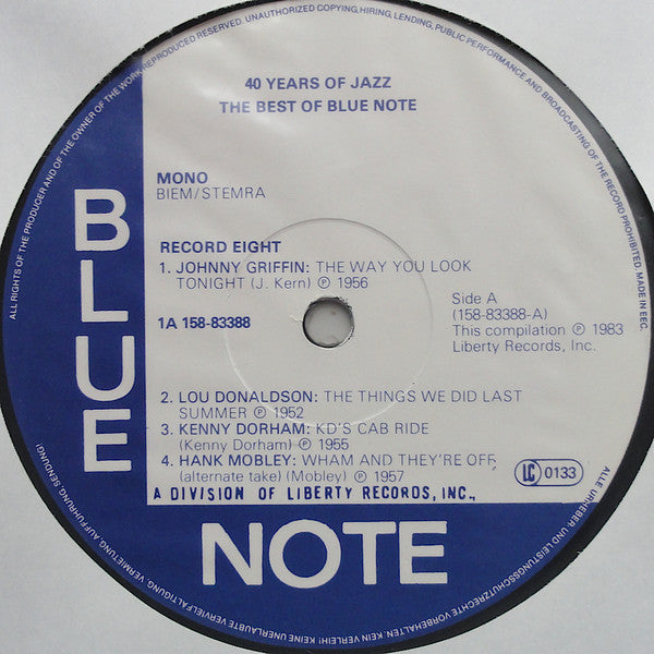 Various - 40 Years Of Jazz - The Best Of Blue Note - Box 2