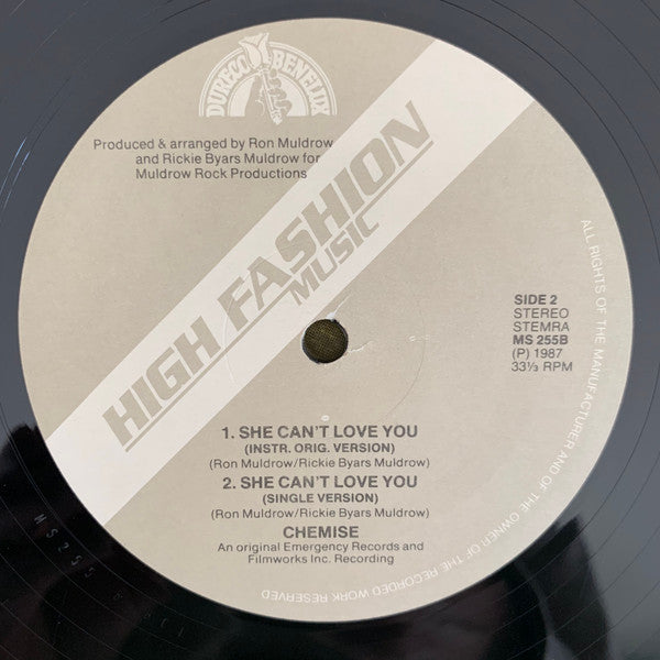 Chemise -She Can't Love You (Remix)