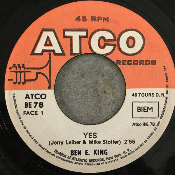 Ben E. King -Yes / Ecstasy