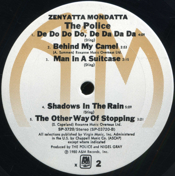 The Police - Zenyatta Mondatta