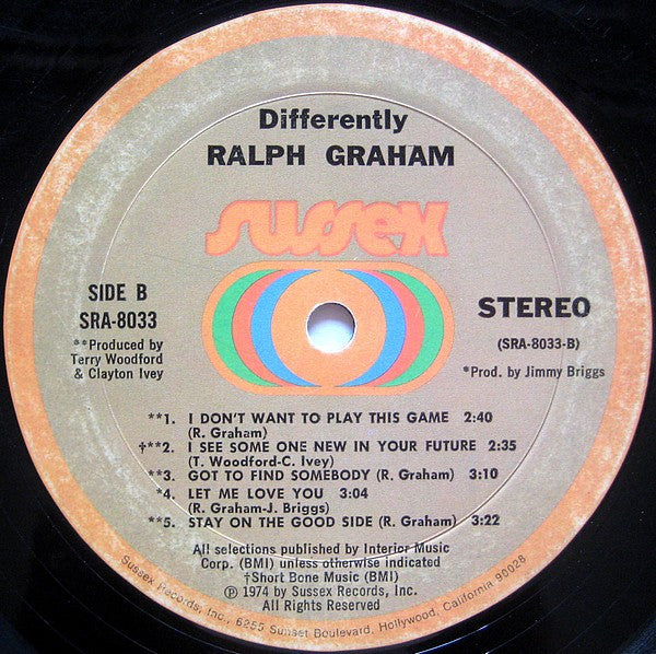 Ralph Graham -Differently