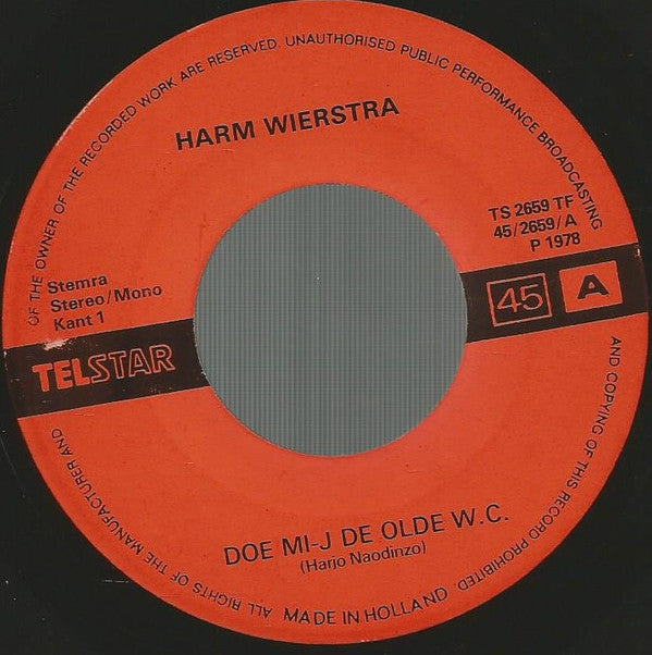 Harm Wierstra -Doe Mi-j De Olde W.C.
