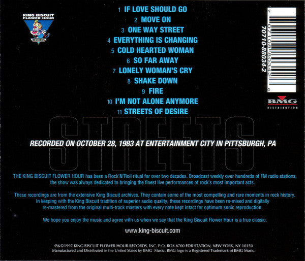 Streets (2) -King Biscuit Flower Hour