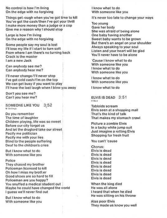 Living Colour - Time's Up