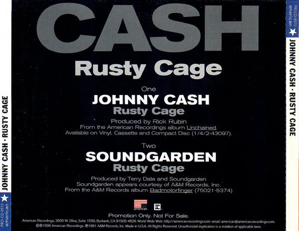 Cash* -Rusty Cage