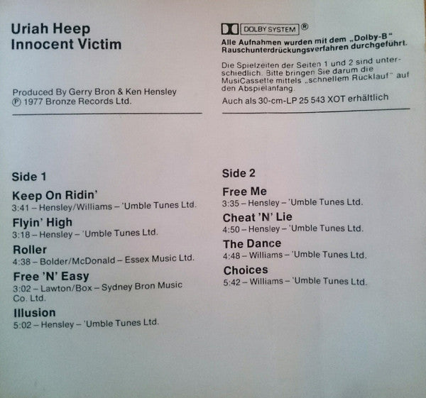 Uriah Heep - Innocent Victim