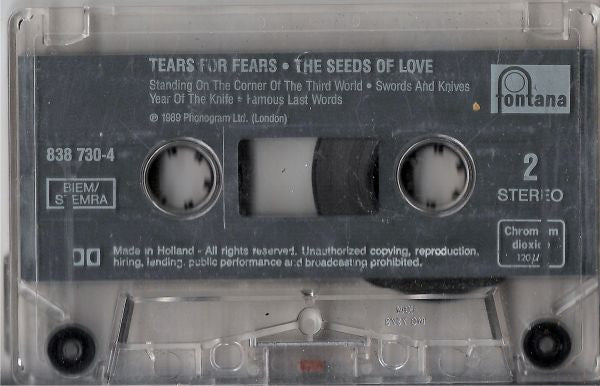 Tears For Fears - The Seeds Of Love