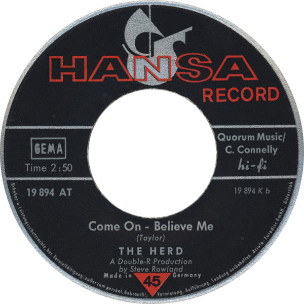 The Herd* -Paradise Lost / Come On - Believe Me