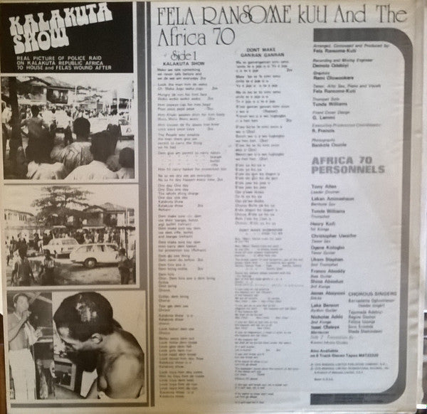 Fela* & Africa 70 -Kalakuta Show