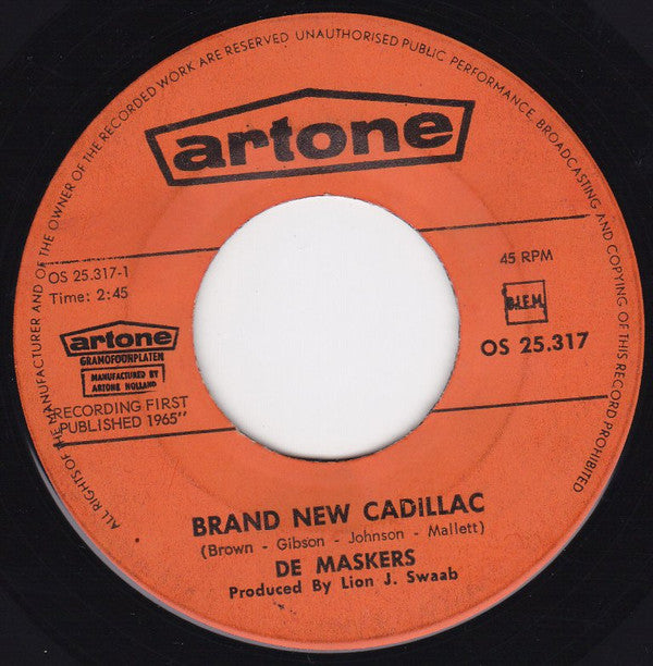 De Maskers -Brand New Cadillac