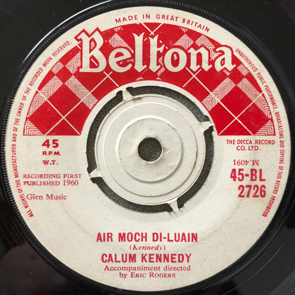 Calum Kennedy -Air Moch Di-Luain