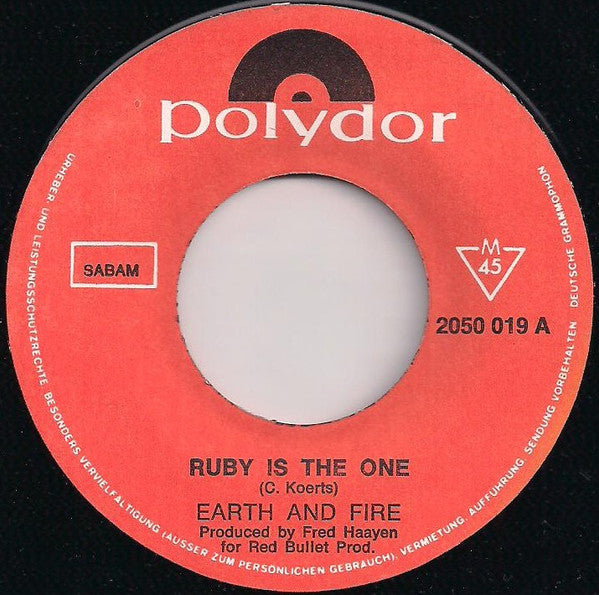 Earth And Fire -Ruby Is The One