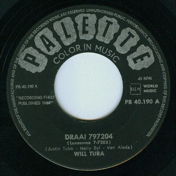 Will Tura -Draai 797204 / Waarom Zeg Jij Altijd "Manana" ?