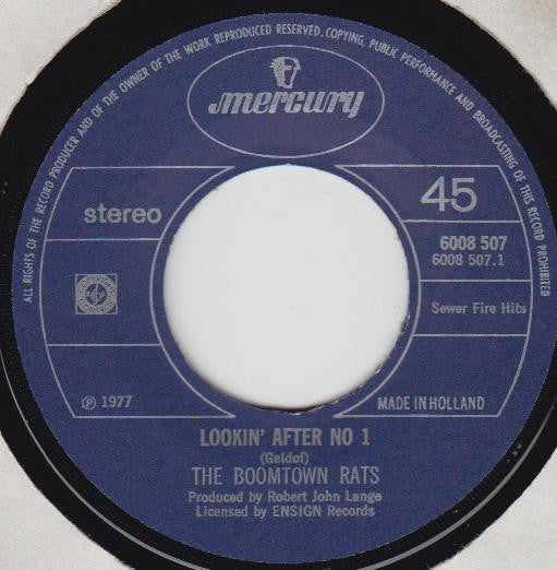 The Boomtown Rats -Lookin' After No.1