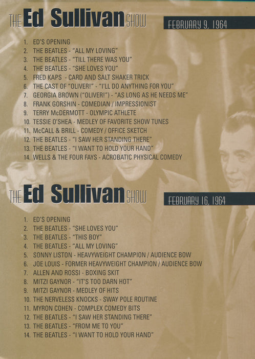 The Beatles -The Four Complete Historic Ed Sullivan Shows Featuring The Beatles