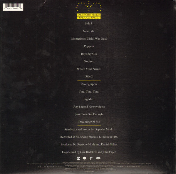 Depeche Mode - Speak &amp; Spell