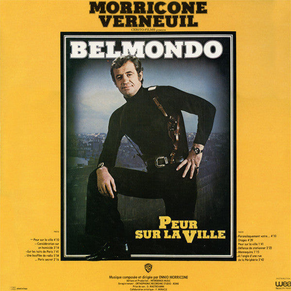 Morricone* -Peur Sur La Ville (Bande Originale Du Film)