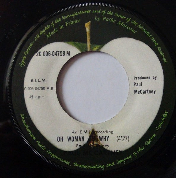 Paul McCartney -Another Day / Oh Woman Oh Why?