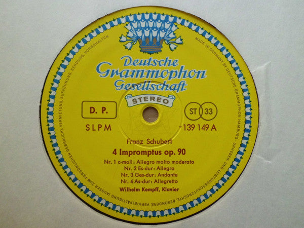 Franz Schubert, Wilhelm Kempff - Impromptus