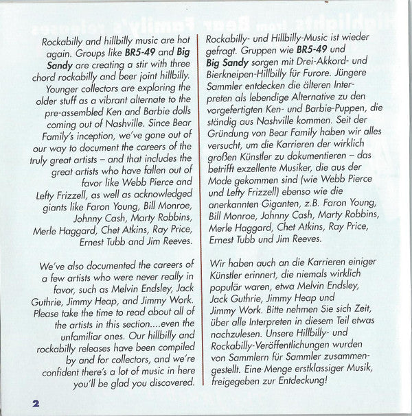 Various - That's What Makes The Jukebox Play (Highlights From Bear Family's Releases: Hillbilly &amp; Rockabilly)