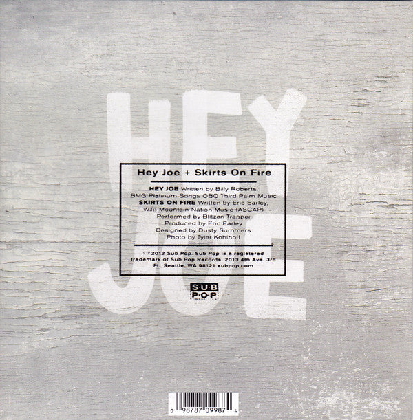 Blitzen Trapper -Hey Joe / Skirts On Fire
