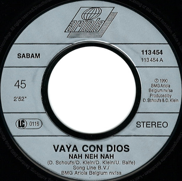 Vaya Con Dios - Nah Neh Nah