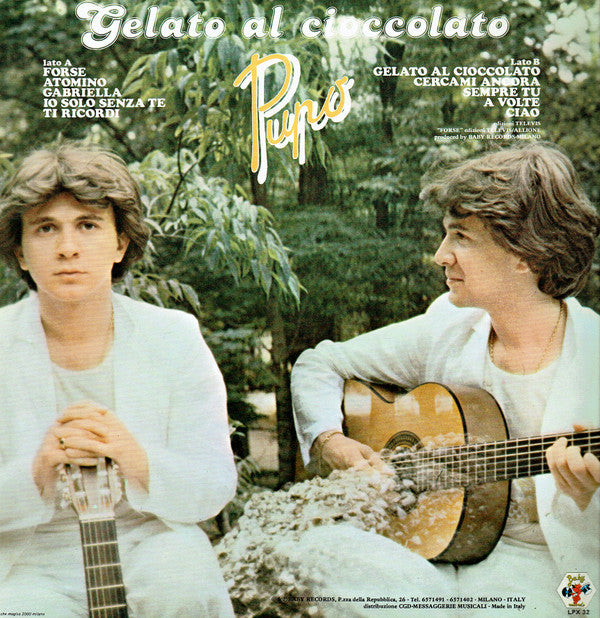 Pupo -Gelato Al Cioccolato