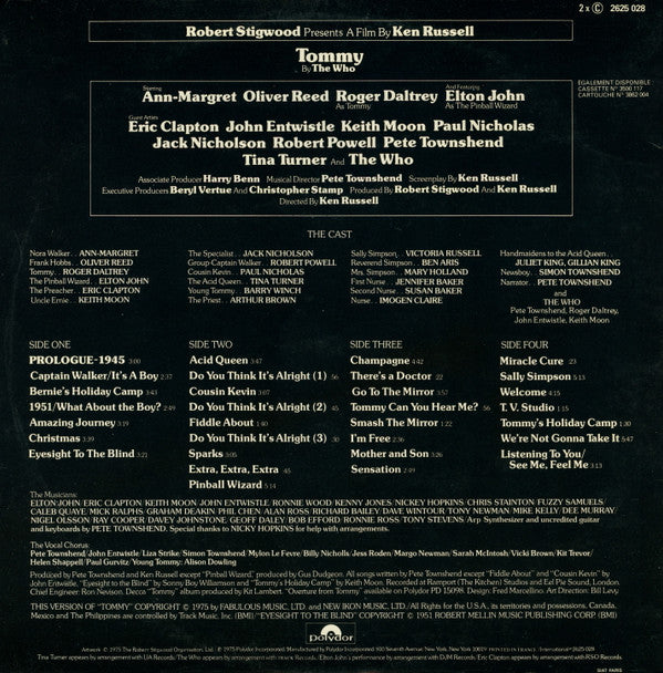 Various -Tommy (Original Soundtrack Recording)