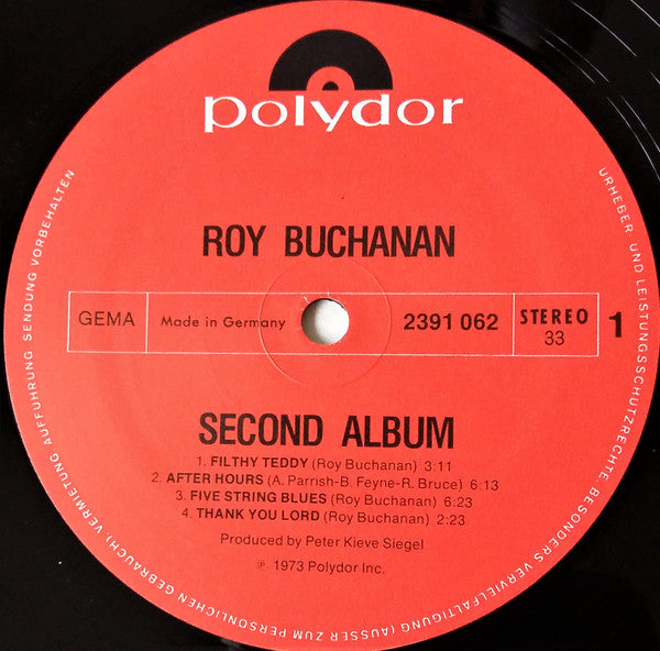 Roy Buchanan -Second Album
