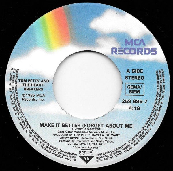 Tom Petty And The Heartbreakers -Make It Better (Forget About Me)