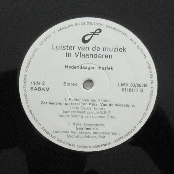 Various - Luister Van De Muziek In Vlaanderen 7 - Hedendaagse Muziek